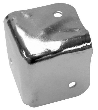 SOUND & LIGHT ACCESSORIES Coin De Protection Pour Enceintes, Blanc Metallique, 38 X 38mm X 90&deg;