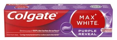 COLGATE  Max White Anti T&acirc;ches Dentifrice Violet 75ml