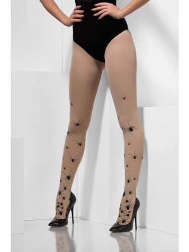 PL RH SMITH & SONS WIGMAKERS LTD TRADING AS SMIFFY S, Collants chair avec araign&eacute;es noires femme Halloween
