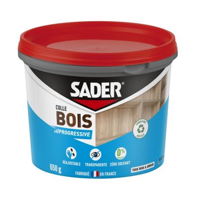 SADER Colle bois prise progressive 650g