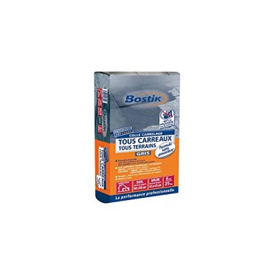BOSTIK Colle carrelage sans poussi&egrave;re C2ET - 25kg 