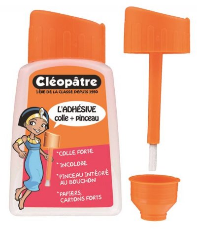 CLEOPATRE Colle forte ADHESIVE avec pinceau 80 g - Cl&eacute;op&acirc;tre - couleur variant