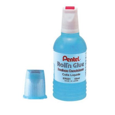 PENTEL Colle liquide Roll'n Glue - Tube de 55ml