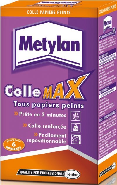 METYLAN Colle Max Tous papiers peints Paquet 200g 