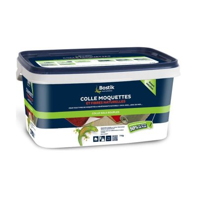 BOSTIK Colle moquettes et fibres naturelles - 3.5 Kg