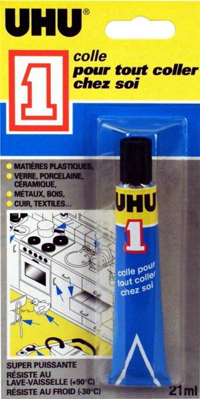UHU Colle multi-r&eacute;parations - 21 ml - 1 pce -  - couleur variant