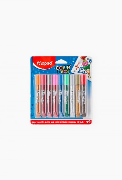 MAPED Colle Paillet&eacute;e  Color'Peps 9 x 10,5 ml