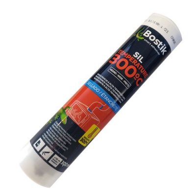 CANDY Colle silicone haute temperature noir pour four 
