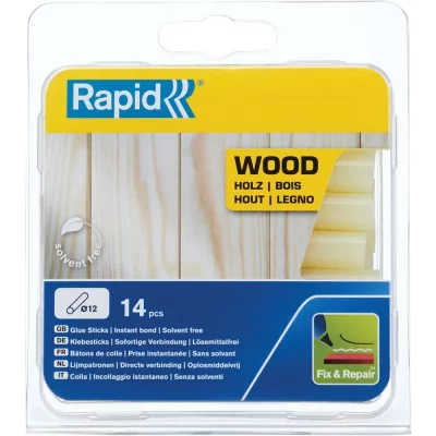RAPID Colle sp&eacute;cifique &Oslash;12mm  Agraf Pour bois et d&eacute;
