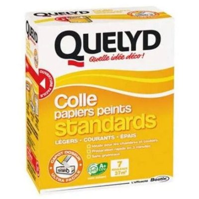 QUELYD Colle standard papiers peints - 250 g