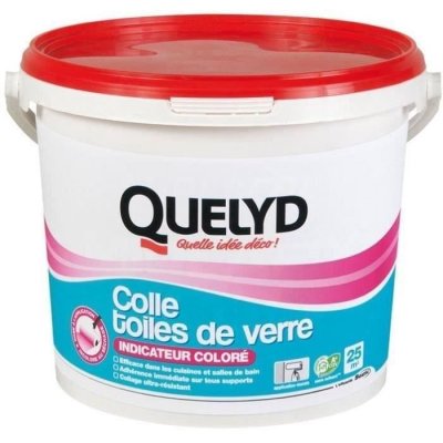 QUELYD Colle toile de verre indicateur color&eacute; Conditionnement: 5KG