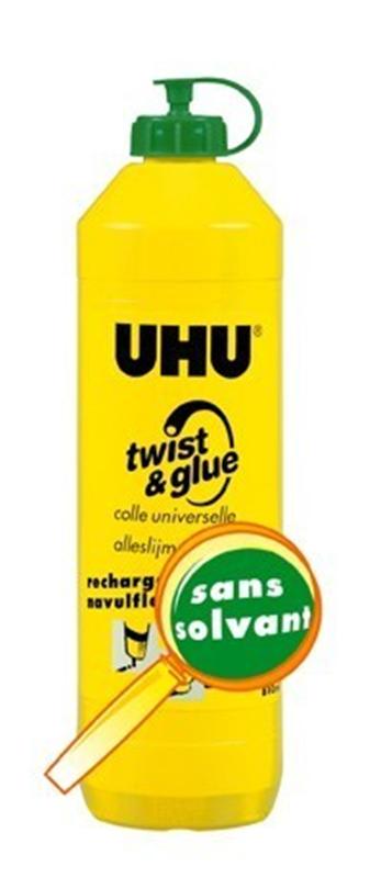 UHU Colle twist/glue sans solvant - flacon de 810 ml