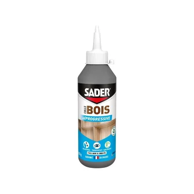 SADER Colle Vinylique Invisible Apr&egrave;s S&eacute;chage Pour Bois De 250g
