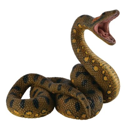 SANS Collecta Animaux sauvages: Anaconda 8,6 x 8,4 cm vert 