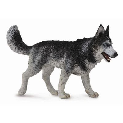 COLLECTA Collectionner une figurine Husky Sib&eacute;rienne pour chats et chats 