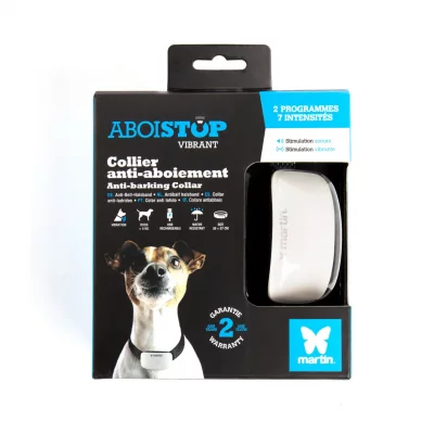 Collier anti aboiement pour chien &agrave; partir de 4kg 