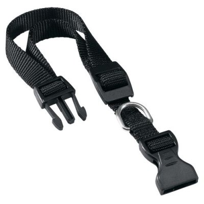 FERPLAST Collier chien chiens nylon r&eacute;glable diff&eacute;rentes couleurs  CLUB C diff&eacute;rentes tailles Noir