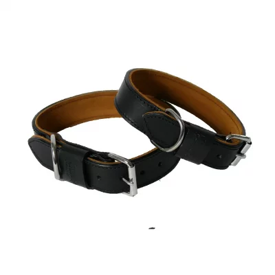 MARTIN SELLIER Collier. dble black tan 25-45 
