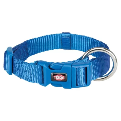 Collier &eacute;ducatif en nylon Nouveau Premium Bleu cobalt 30-45cm x 15mm