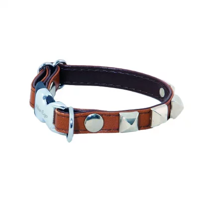 ALTEREGO Collier pour chien en cuir Alter Ego Chic