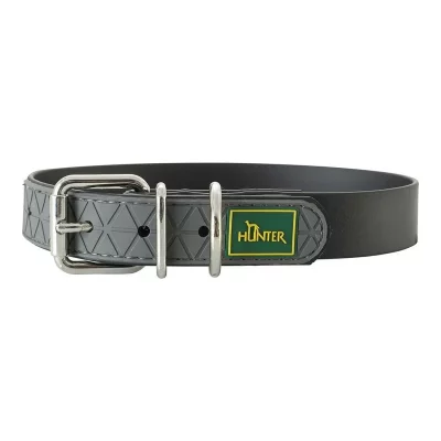 HUNTER Collier pour Chien  Convenience Noir (28-36 cm)