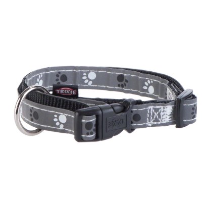 TRIXIE Collier  Silver Reflect - taille S/M : tour de cou 30 - 45 cm