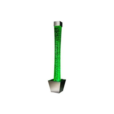 VENTE UNIQUE Colonne de bulles d'eau avec pot GOBIE - LEDs &agrave; couleur changeante - H.183 cm