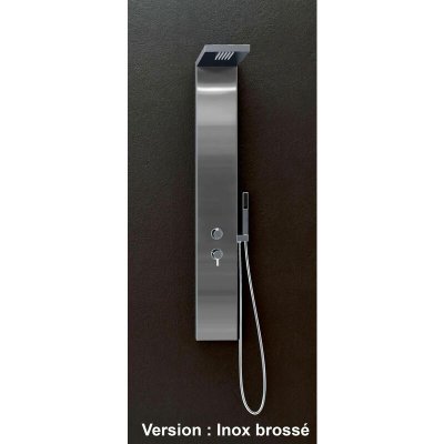 KINEDO Colonne de douche aquastyle - Finition : Inox bross&eacute;