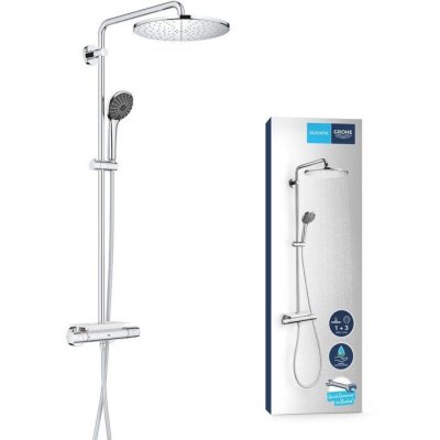 GROHE Colonne de douche avec mitigeur thermostatique - 