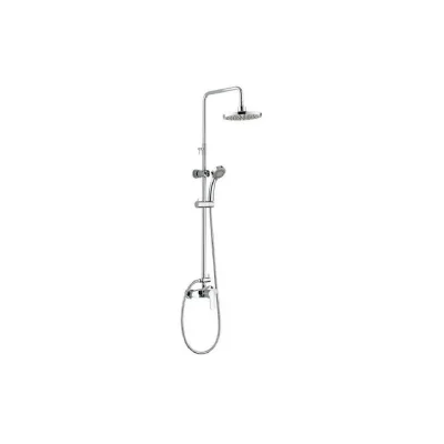 EDOUARD ROUSSEAU Colonne de douche avec robinet mitigeur m&eacute;canique shenti chrome