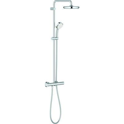 GROHE Colonne de douche TEMPESTA thermostatique - Chrom&eacute;