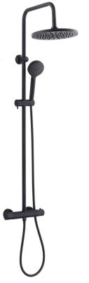 EDOUARD ROUSSEAU Colonne douche mitigeur thermostatique Pagan - Noir