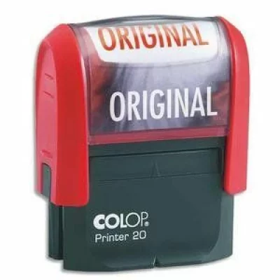 COLOP  Original Timbre &agrave; encrage automatique Empreinte Rouge 38x14 mm