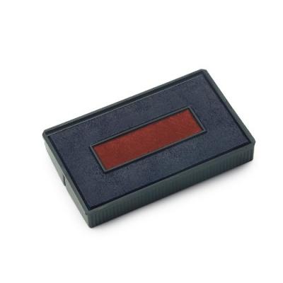 COLOP  Tampon Encreur De Rechange E/200/2, Bleu/Rouge, Pack 2