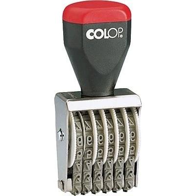 COLOP  Tampon num&eacute;roteur 04006, 6 positions - Lot de 3