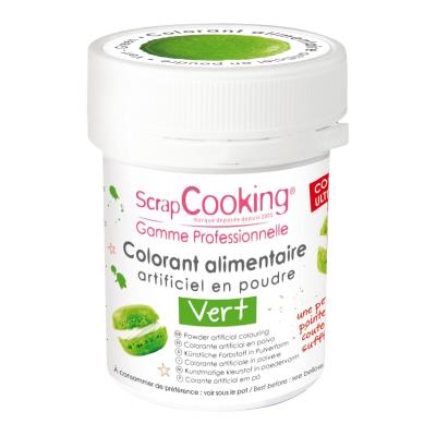 SCRAPCOOKING Colorant alimentaire (artificiel) - Vert - 