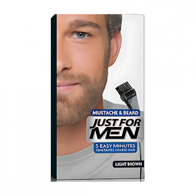 JUST FOR MEN COLORATION BARBE Ch&acirc;tain Clair - Couleur naturelle-