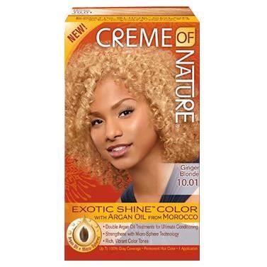 CREME OF NATURE Coloration Blond Roux &agrave; l'Huile d'Argan