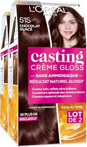 L OREAL PARIS Coloration Cheveux 5.15 Chocolat Glac&eacute; Casting Creme Gloss - La Bo&icirc;te