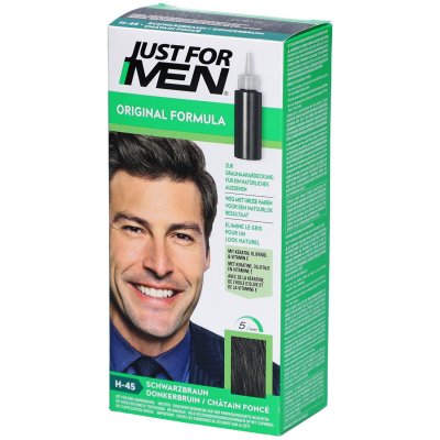JUST FOR MEN Coloration Cheveux Homme Ch&acirc;tain Fonc&eacute; - Couleur Naturelle