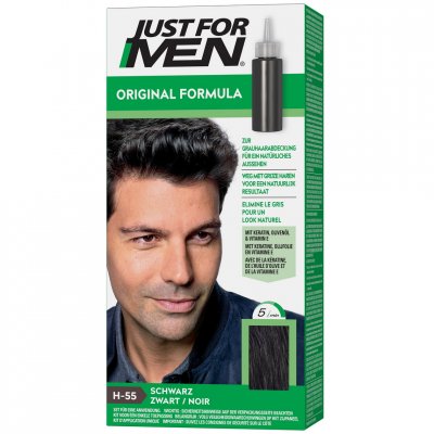 JUST FOR MEN COLORATION CHEVEUX HOMME Noir - Naturel-