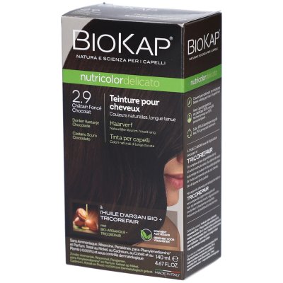 BIOKAP Coloration cheveux Nutricolor Delicato chatain fonc&eacute; chocolat 2.9