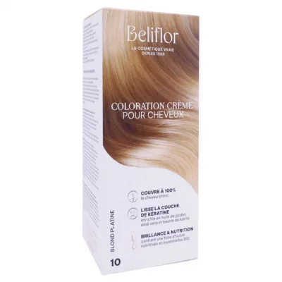 BELIFLOR Coloration Cr&egrave;me pour Cheveux 10 Blond 
