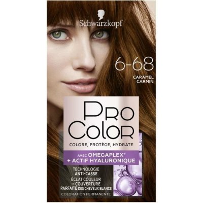 SCHWARZKOPF Coloration Permanente Caramel Carmin 6.68  - La Boite De 166,80 Ml