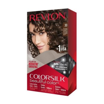 REVLON Coloration permanente ch&acirc;tain fonc&eacute; 30 - Colorsilk Beautiful Color