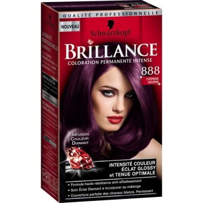 SCHWARZKOPF Coloration Permanente Intense Brillance Et &Eacute;clat N&deg;888 Cerise Noire  Brillance - La Bo&icirc;te