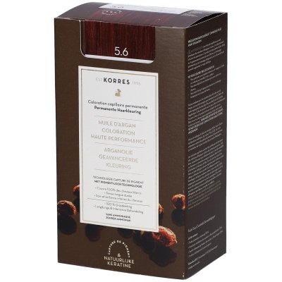 KORRES Coloration permanente  huile d argan 5.6 chatin clair magenta