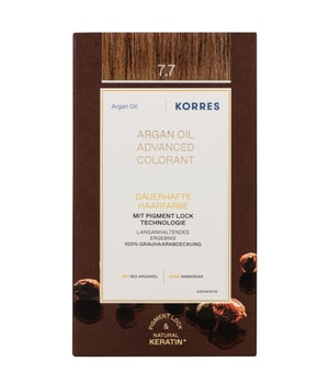 KORRES Coloration permanente naturelle  huile d argan 7.7 blond marron