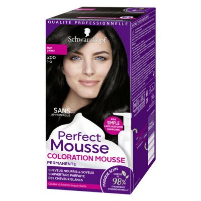 SCHWARZKOPF Coloration Permanente Noir 200  - La Boite De 92,5 Ml