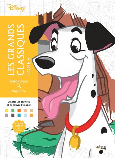 Coloriages myst&egrave;res Disney - Les Grands classiques Tome 6 (Broch&eacute;)